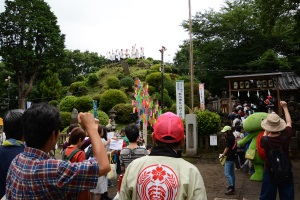 頂上から霊峰富士を遥拝＠令和元年７月６日