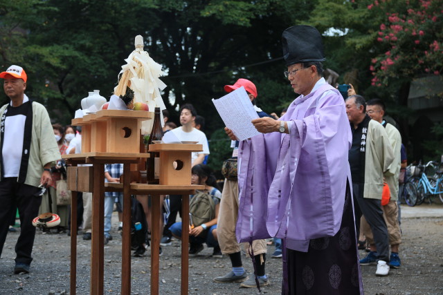 令和５年８月２０日　水宮宮司による祝詞