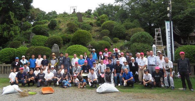 令和５年９月１７日の草刈り清掃作業に集まった方々