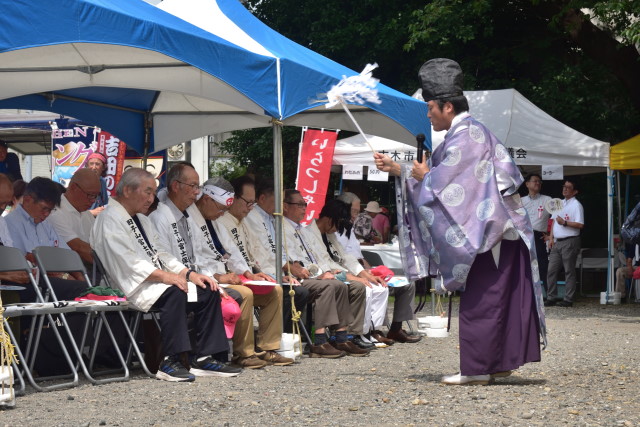 令和６年７月６日 神事：水宮禰宜によるお祓い
