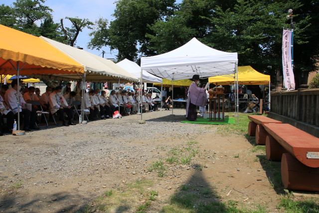 令和４年７月２日　水宮宮司による祝詞奏上