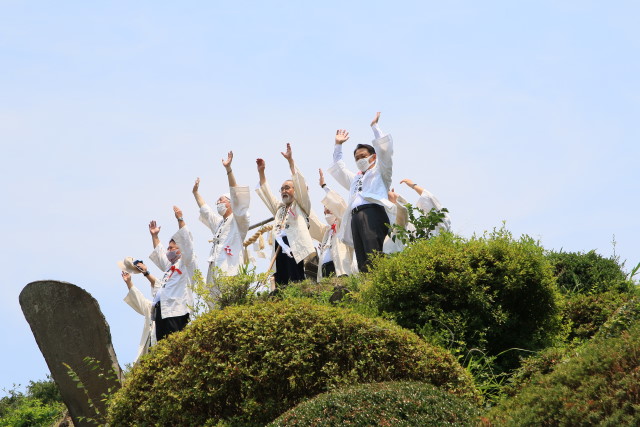 令和４年７月２日　天下泰平と健康長寿を祈って万歳